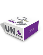 Load image into Gallery viewer, MetalMorphose Keyring - Unicorn
