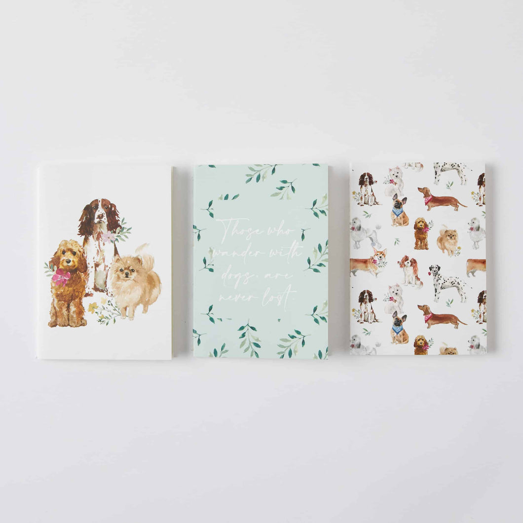 Pawfect A6 Pocket Notebooks - Set of 3