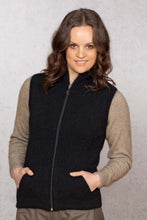 Load image into Gallery viewer, Possum Merino Womens Vest - Black
