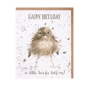 Wrendale Birthday Card -  Little Wren