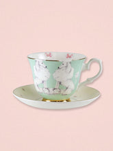 Load image into Gallery viewer, Yvonne Ellen Teacup &amp; Saucer set of 2 - Poodle &amp; Sausage Dog
