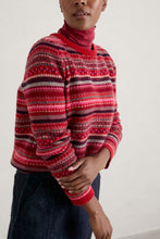 Load image into Gallery viewer, Seasalt Cornwall Percella Cove Jumper - Star Jasmine Carmine Mix
