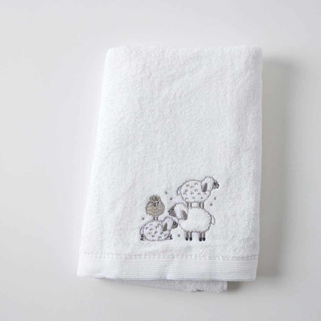 Baby Bath Towel - Sheep