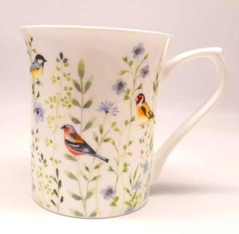 Queens by Churchill Aquarelle Birds - Bird Watch Blue