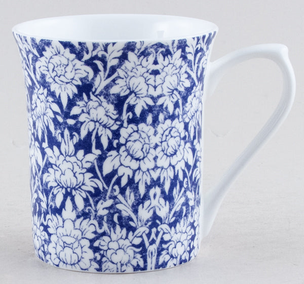 Queens by Churchill Blue Story Fine Bone China Mug - Ava