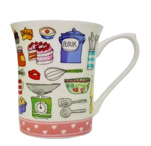 Queens by Churchill Living the Dream Fine Bone China Mug - Cake Life