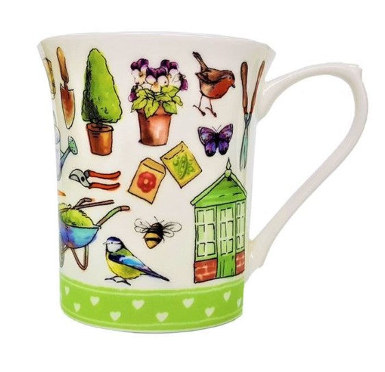 Queens by Churchill Living the Dream Fine Bone China Mug - Garden Life