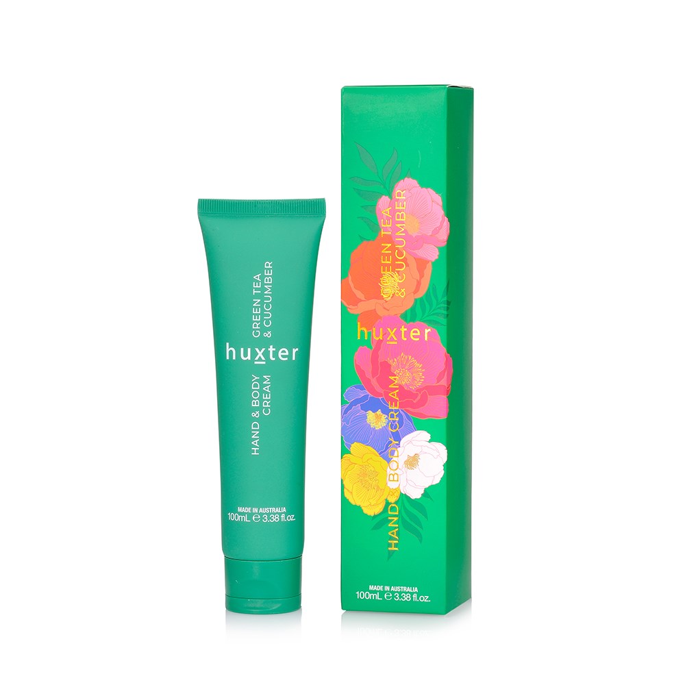 Huxter Hand & Body Cream 100ml - Green Tea & Cucumber