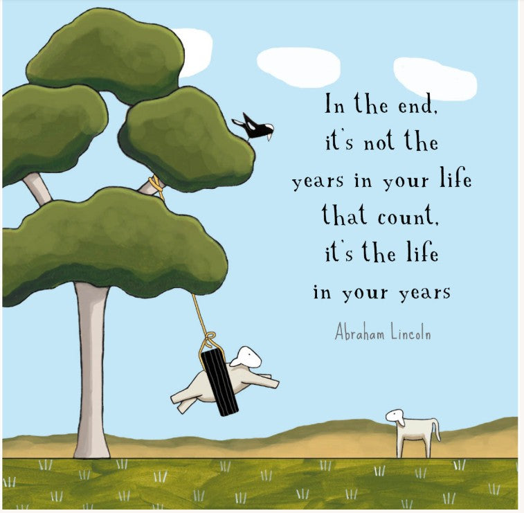 Red Tractor Designs Greeting Card - Swing When You're Winning