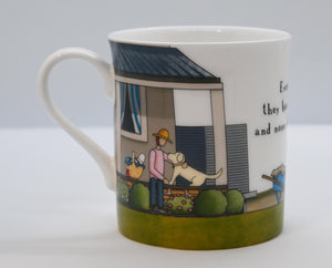 Red Tractor Designs Bone China Mug - The Best Dog