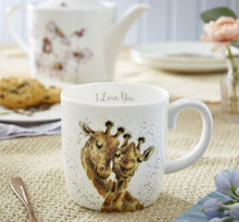 Load image into Gallery viewer, Royal Worcester Wrendale Large Mug - I Love You Giraffe
