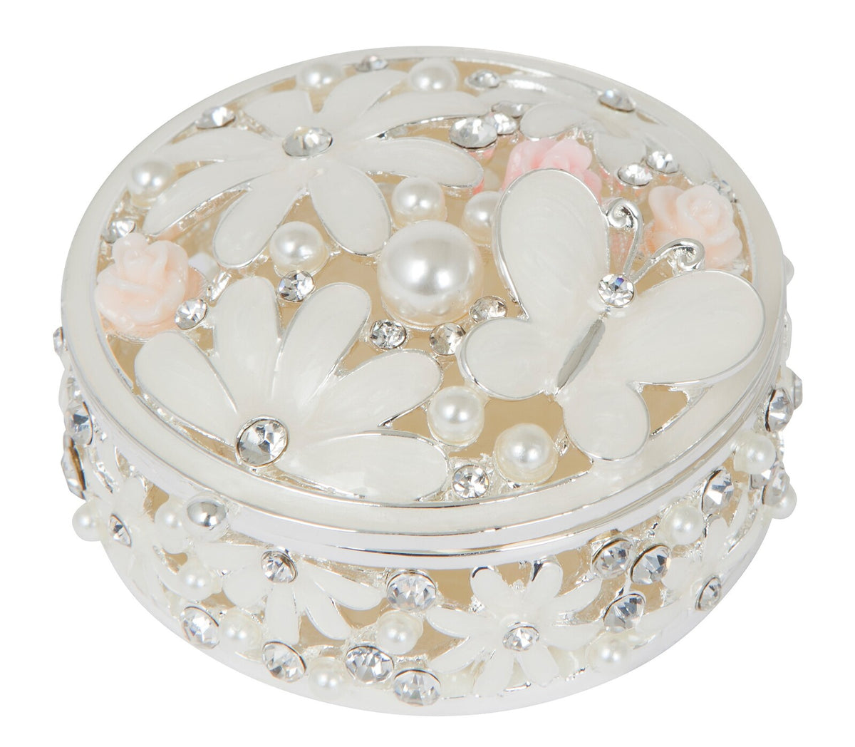Russell Collection Epoxy Trinket Box - Flowers & Butterflies – Monty & Moo
