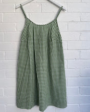 Load image into Gallery viewer, Cotton Slip Nightie - Green Check
