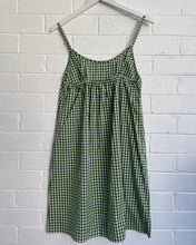 Load image into Gallery viewer, Cotton Slip Nightie - Green Check
