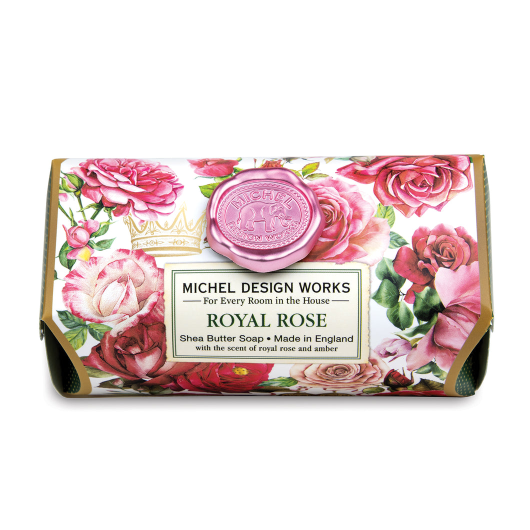 Michel Design Works Large Soap Bar - Royal Rose