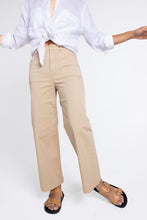 Load image into Gallery viewer, HUT Cotton Wide Leg Pant - Sand   50% OFF
