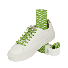 Load image into Gallery viewer, Sliwils Shoelaces - Green Spot
