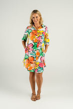 Load image into Gallery viewer, See Saw Linen Shirtmaker Dress - Tropical Floral Print
