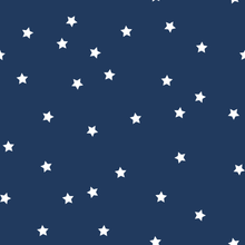 Load image into Gallery viewer, Muslin Swaddle Starry Night Navy
