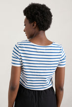 Load image into Gallery viewer, Seasalt Cornwall Sailor T Shirt - Breton Chalk Ink
