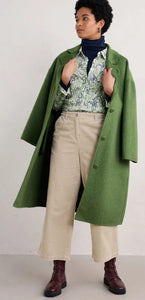 Seasalt Cornwall Larissa Shirt - Pressed Fern Chalk