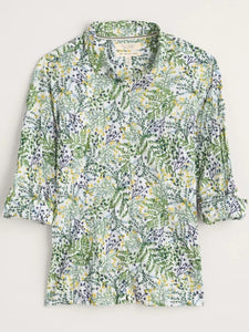 Seasalt Cornwall Larissa Shirt - Pressed Fern Chalk