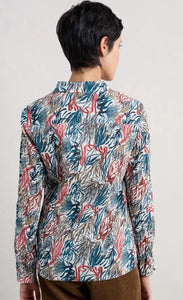Seasalt Cornwall Larissa Shirt - River Kelp Chalk