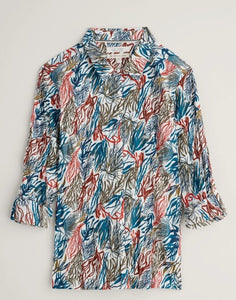Seasalt Cornwall Larissa Shirt - River Kelp Chalk