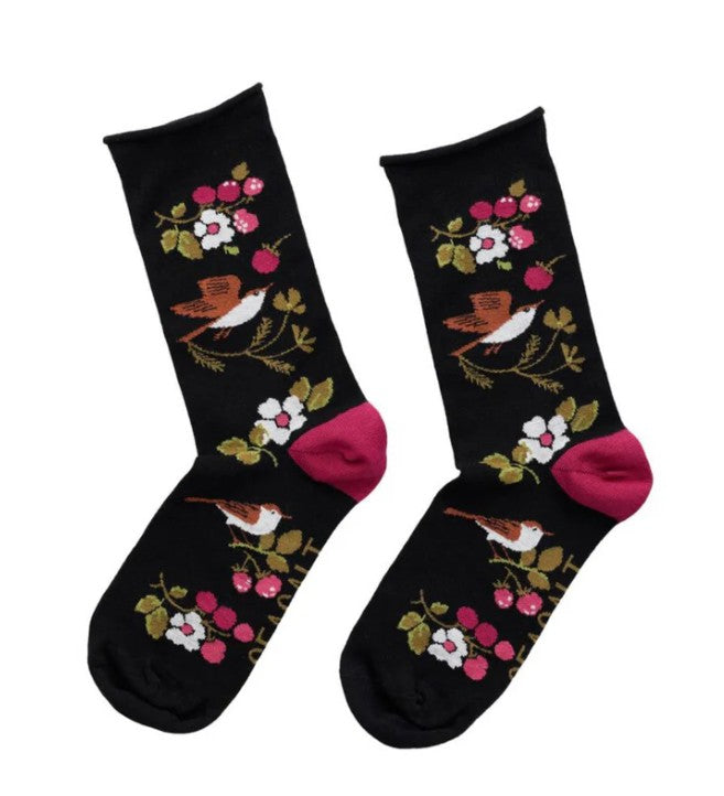 Seasalt Cornwall Womens's Arty Socks - Sweet Nightingale Onyx