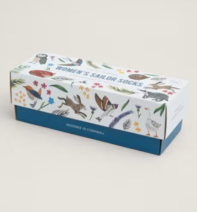 Seasalt Box of 7 Pairs of Socks - Deer Trail Mix