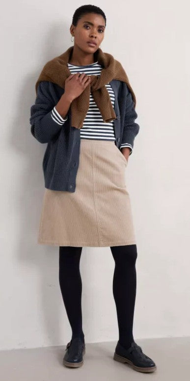 Seasalt Cornwall Dovetail Skirt - Birch