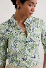 Load image into Gallery viewer, Seasalt Cornwall Larissa Shirt - Pressed Fern Chalk
