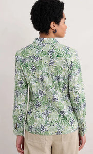 Seasalt Cornwall Larissa Shirt - Pressed Fern Chalk