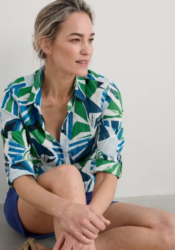 Seasalt Cornwall Larissa Shirt - Spinnaker Sails Hedgerow