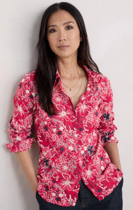Seasalt Larissa Shirt - Winter Camelia Crimson