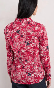 Seasalt Larissa Shirt - Winter Camelia Crimson