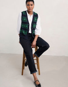 Seasalt Partridge Vest - Porcelain Maritime Hedgerow