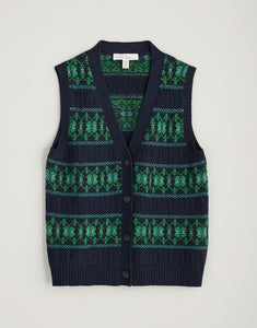 Seasalt Partridge Vest - Porcelain Maritime Hedgerow