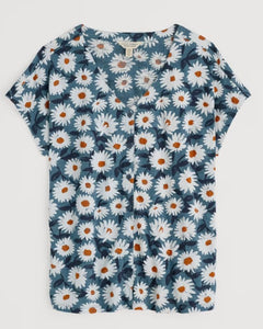 Seasalt Studio Glass Top - Arty Daisy