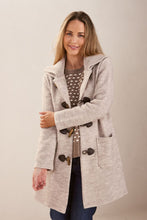 Load image into Gallery viewer, See Saw Boiled Wool Duffle Coat - Natural
