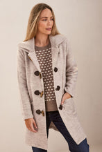 Load image into Gallery viewer, See Saw Boiled Wool Duffle Coat - Natural
