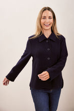 Load image into Gallery viewer, See Saw Boiled Wool Jacket - Navy
