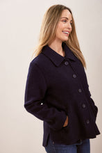 Load image into Gallery viewer, See Saw Boiled Wool Jacket - Navy
