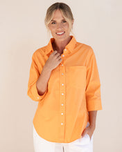 Load image into Gallery viewer, See Saw 3/4 Sleeve Shirt - Tango
