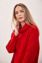 Load image into Gallery viewer, See Saw Merino Wool Roll Neck Jumper - Red
