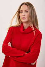 Load image into Gallery viewer, See Saw Merino Wool Roll Neck Jumper - Red
