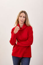 Load image into Gallery viewer, See Saw Merino Wool Roll Neck Jumper - Red
