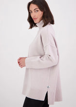 Load image into Gallery viewer, Swanndri Lambswool Roll Neck Jumper - Pumice

