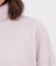 Load image into Gallery viewer, Swanndri Lambswool Roll Neck Jumper - Pumice
