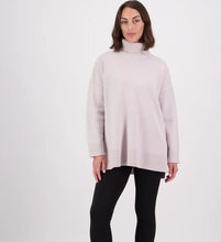 Load image into Gallery viewer, Swanndri Lambswool Roll Neck Jumper - Pumice
